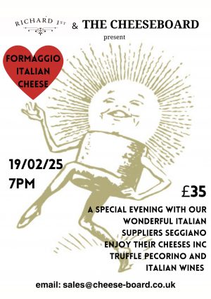 Italian cheese and wine night with Seggiano